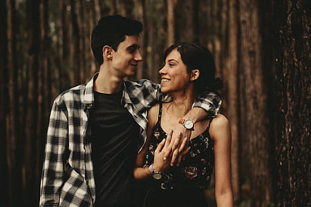 man and woman smiling thumbnail