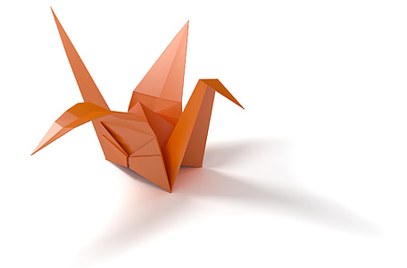 orange bird origami thumbnail