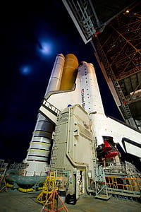 white and black rocket inside building thumbnail