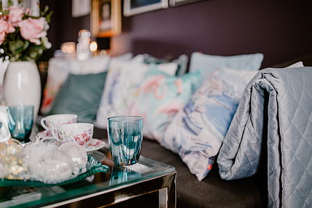 Modern living room with a comfy sofa thumbnail