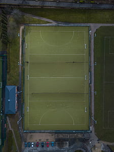 bird's eye view of soccer stadium thumbnail