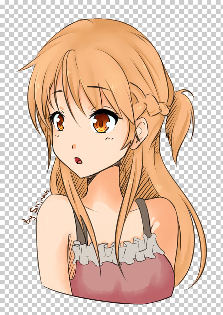 Asuna Anime Character Sword Art Online Fan Art Asuna Png Clipart
