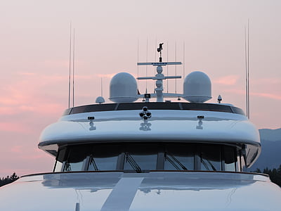 white boat under white sky thumbnail