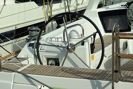 closeup photography of white powerboat thumbnail