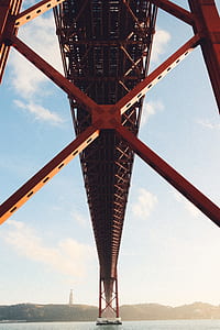brown metal bridge during daytime thumbnail