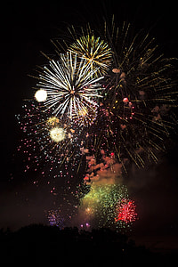 firework display during nighttime thumbnail