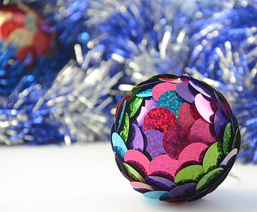 selective focus photography of multicolored bauble thumbnail