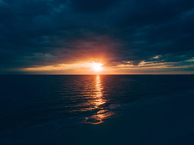light, sea, dawn, nature thumbnail
