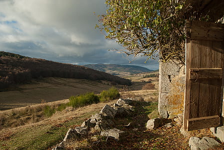 pathway between wall and stones thumbnail