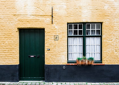 black wooden door with number 2 signage thumbnail