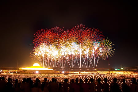 crowd watching fireworks thumbnail