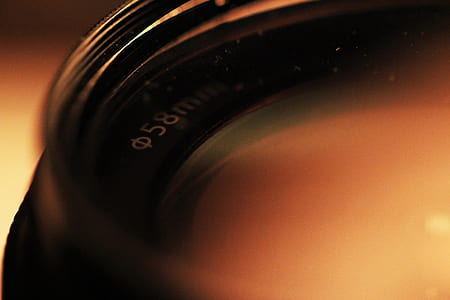 black 68mm camera lens thumbnail