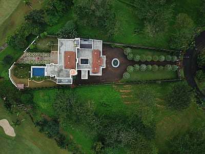 Aerial Photography Of House thumbnail