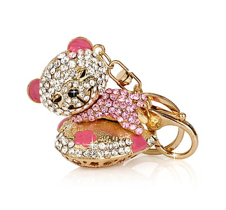 gold and diamond embellished ring thumbnail