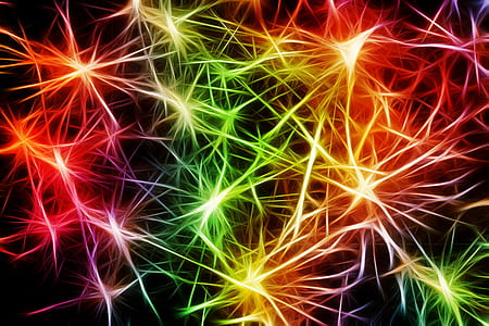 multicolored spark graphic wallpaper thumbnail