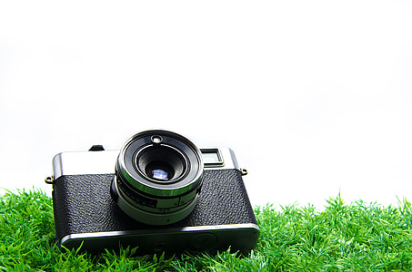 black and silver SLR camera thumbnail
