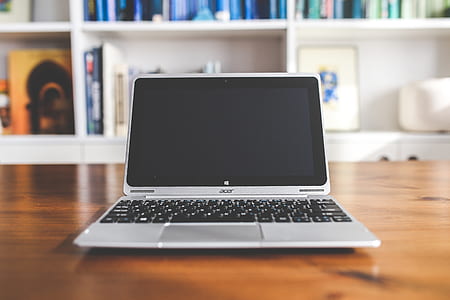 silver Acer laptop computer thumbnail