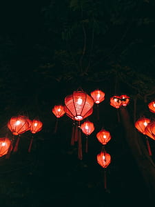 red sky lanterns in flight thumbnail