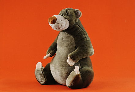 black bear plush toy thumbnail