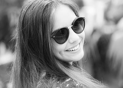 gray scale photo of woman thumbnail