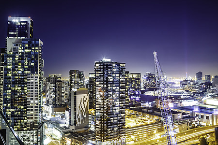 bird's eyeview photo of high rise buildings thumbnail