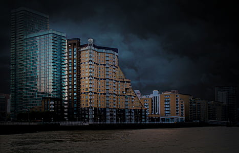 brown and black high-rise building thumbnail