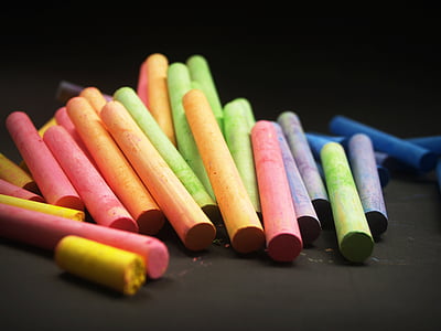 assorted-color chalks thumbnail