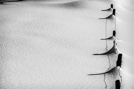 grayscale photo of desert thumbnail