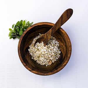 brown wooden mortar and pestle and food thumbnail