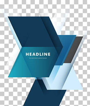 Blue background Geometry, Headline logo illustration PNG clipart