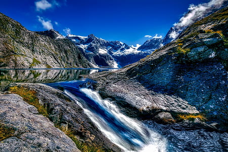 landscape photography of waterfalls thumbnail