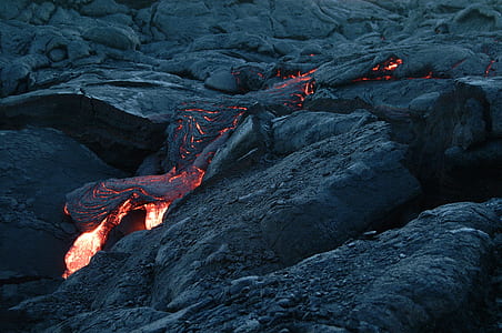 hot, rock, outdoors, flame thumbnail