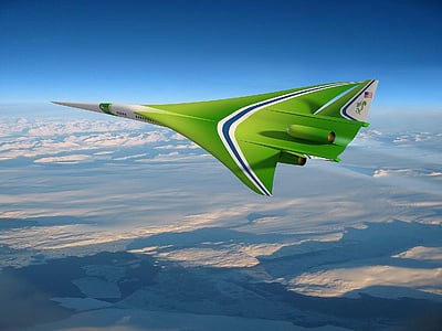green and white jet plane during daytime thumbnail