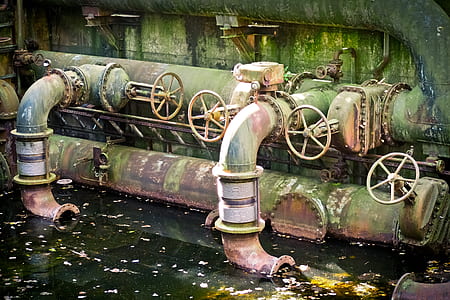 brown and black water steel pipes thumbnail