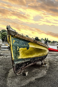 Yellow and Black Boat thumbnail