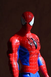 closeup of Spider-Man action figure thumbnail