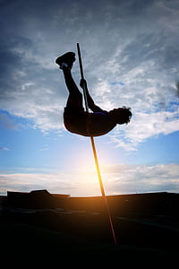 person using white pole thumbnail