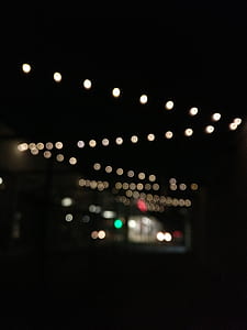 lights, dark, bokeh thumbnail