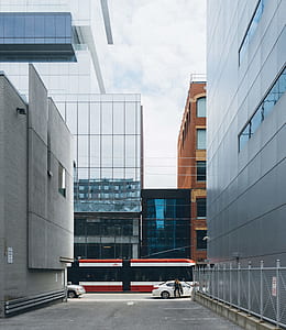 close-up photo of gray concrete building thumbnail