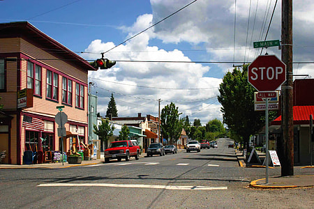 Downtown Ridgefield view in Washington thumbnail