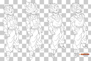 Cartoon Homo Sapiens White Legendary Creature Goku Hair Png