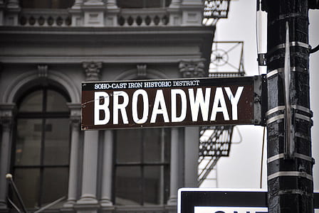 brown and black street signage thumbnail