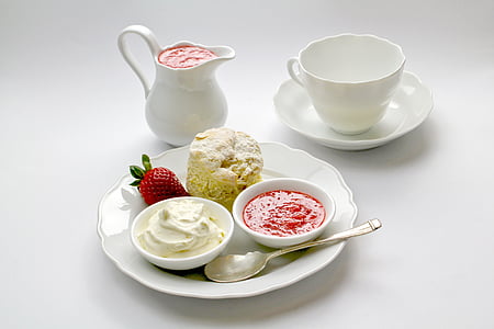 white ceramic saucer plate and pitcher thumbnail