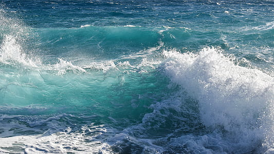 close up photography of ocean waves thumbnail