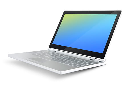 grey and black laptop clip art thumbnail