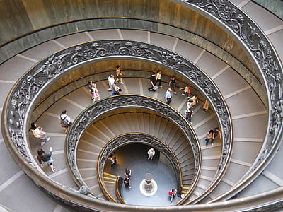 people walking on stairs thumbnail