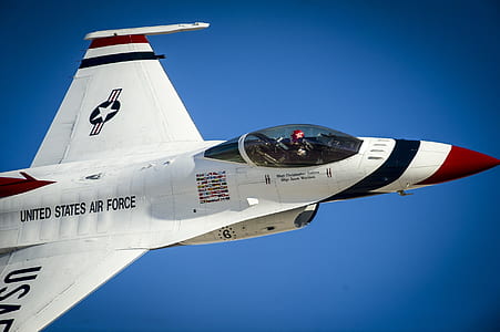 United States Air Force jet in flight thumbnail