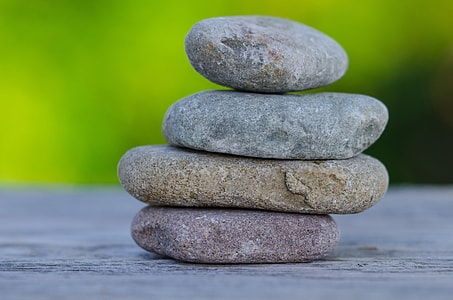 closeup photo of four grey stones thumbnail