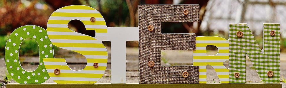 Ostern freestanding letters thumbnail