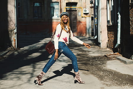 road, sunny, fashion, person thumbnail